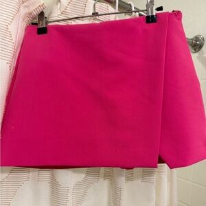 Zara hot pink skort
